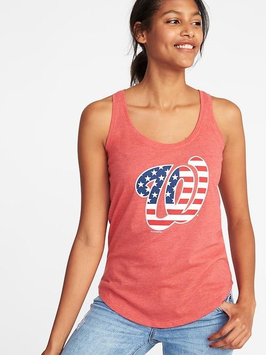 Old Navy Womens Mlb Americana Team Tank For Women Washington Nationals Size Xxl