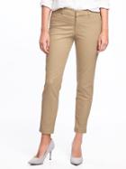 Old Navy Womens Mid-rise Pixie Ankle Chinos For Women Camelot Size 8