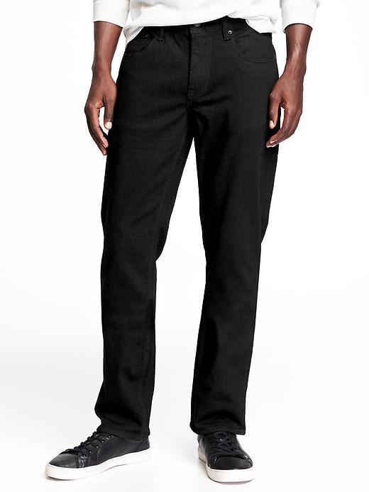 Old Navy Built In Flex Slim Jeans For Men - Black Rinse