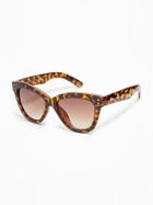 Old Navy Womens Cat-eye Sunglasses For Women Tortoise Shell Size One Size