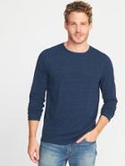 Old Navy Mens Soft-washed Slub-knit Crew-neck Tee For Men Ahoy Navy Size Xxxl