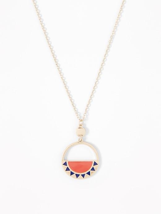 Geometric Pendant Necklace For Women