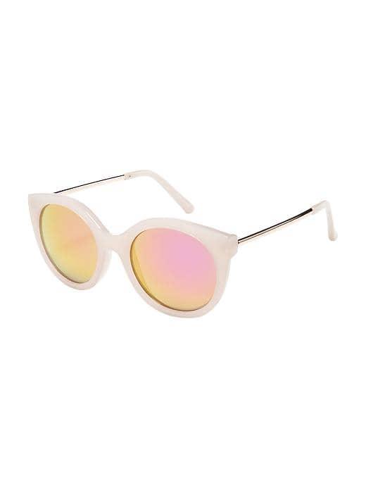 Old Navy Semi Cat Eye Sunglasses For Women - Pink