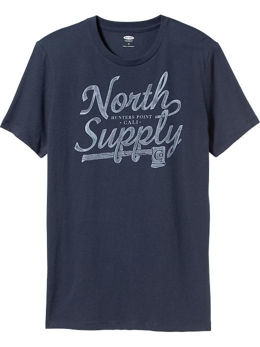 Old Navy Mens Graphic Tee Size Xxl Big - Ink Blue