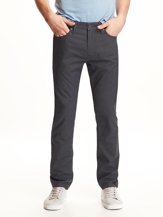 Old Navy Slim Fit Twill Pants For Men - Midnight Oil