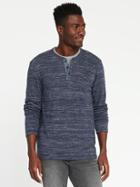 Old Navy Sweater Knit Henley For Men - In The Navy