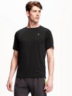 Old Navy Go Dry Cool Micro Texture Performance Tee For Men - Black