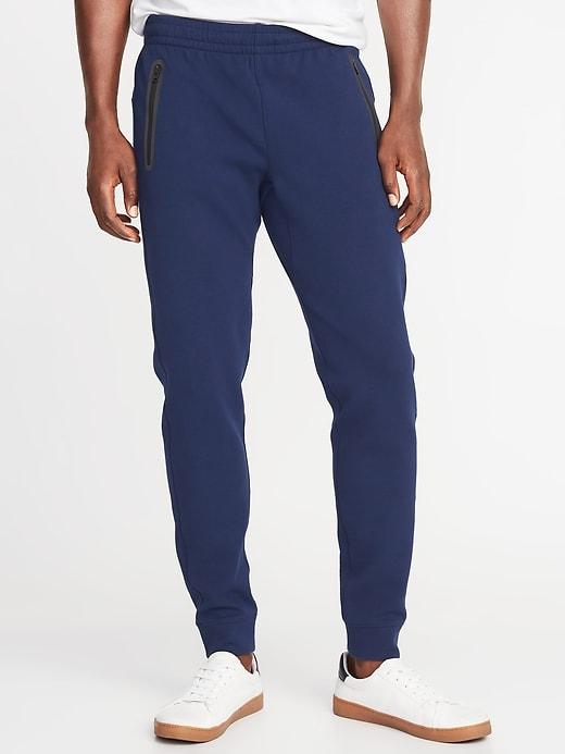 Old Navy Mens Built-in Flex Fleece Joggers For Men Blue Size L