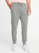 Old Navy Mens Soft-washed Jersey-knit Joggers For Men Heather Gray Size L