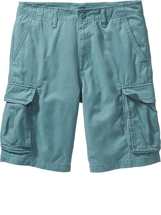 Old Navy Mens Broken In Cargo Shorts 10 1/2&quot; Size 44w Big - Tennessee Blue