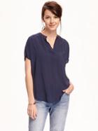 Old Navy Cocoon Blouse For Women - Lost At Sea Navy