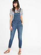 Old Navy Womens Skinny Denim Overalls For Women Medium Wash Size 14