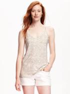 Old Navy Relaxed V Neck Cami For Women - White