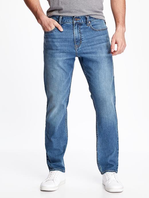 Old Navy Built In Flex Athletic Fit Jeans For Men - Light Wash