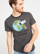 Peanuts&#174 Snoopy &#34;respect Your Mother&#34; Earth Day Tee For Men