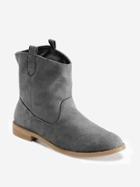 Old Navy Sueded Boots For Women - Grey