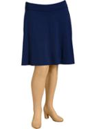 Womens Plus Jersey Knit Skirts Size 3x Plus - Goodnight Nora