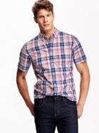 Old Navy Mens Slim Fit Classic Shirt Size Xxl Big - Mariana Trench