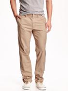 Old Navy Mens New Broken In Straight Leg Khakis Size 44w 30l Big - Rolled Oats