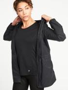 Old Navy Womens Lightweight Packable Nylon Jacket For Women Blackjack Size Xs