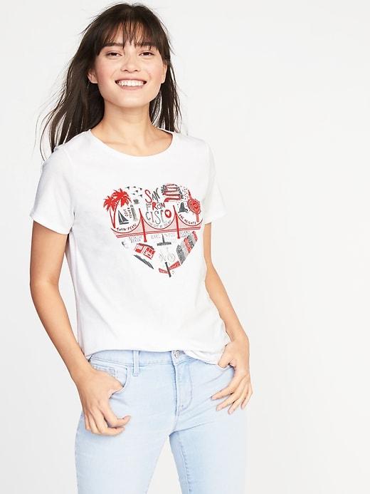 Old Navy Womens Everywear San Francisco Graphic Tee For Women San Francisco Size L