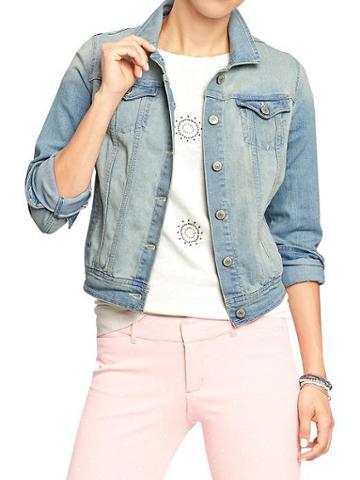 Old Navy Old Navy Womens Denim Jackets - Light Wash