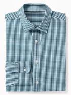 Old Navy Mens Slim-fit Built-in Flex Signature Non-iron Shirt For Men Endless Summer Size Xl