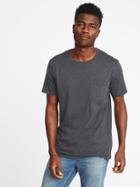 Old Navy Mens Soft-washed Pocket Tee For Men Dark Heathered Gray Size S
