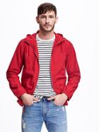 Old Navy Poplin Windbreaker For Men - Robbie Red