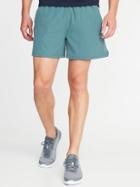 Old Navy Mens Go-dry 4-way Stretch Run Shorts For Men (5) Blue Slate Size Xl