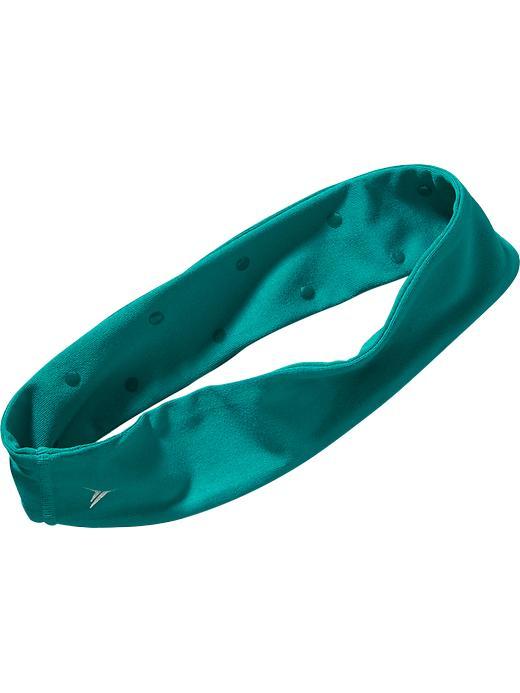 Old Navy Womens Wide Grip Headbands Size One Size - Teal Tail Polyester