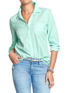 Womens Oxford Shirts Size S - Reach For The Sky