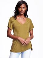 Old Navy Relaxed V Neck Tee For Women - In A Pickle
