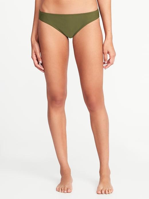 Old Navy Womens Swim Bikini Bottoms For Women Hunter Pines Size L