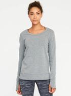 Old Navy Go Dry Lattice Back Sweatshirt For Women - Faux Heather Grey