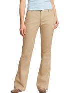 Old Navy Womens The Sweetheart Everyday Boot Cut Khakis - Rolled Oats