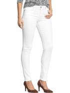 Old Navy Womens The Rockstar Mid Rise Skinny Jeans Size 0 Regular - Bright White