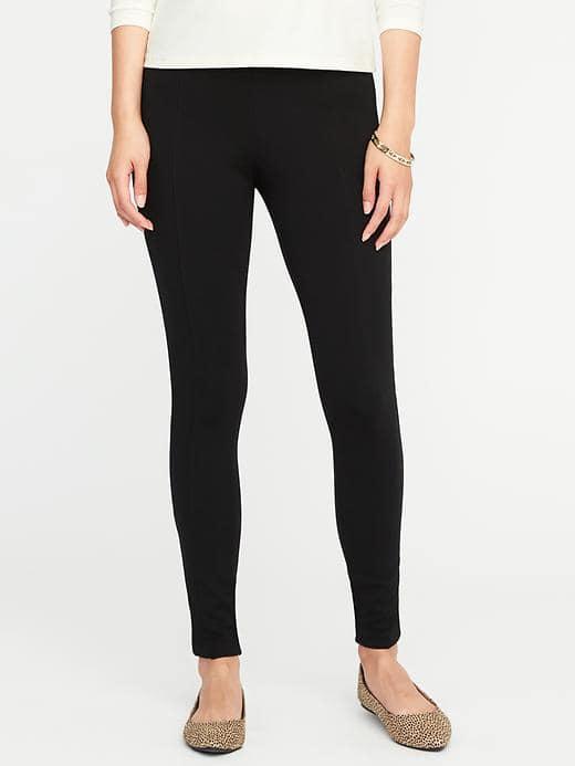 Old Navy Stevie Ponte Knit Leggings For Women - Black