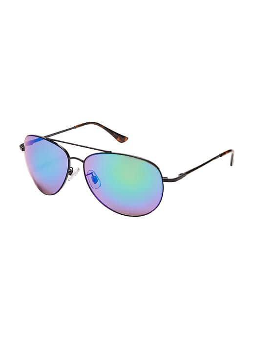 Old Navy Aviator Sunglasses For Men - Black