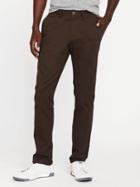 Old Navy Slim Ultimate Built In Flex Khakis For Men - Dark Brown