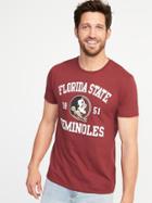 Old Navy Mens College-team Graphic Tee For Men Florida State Size M
