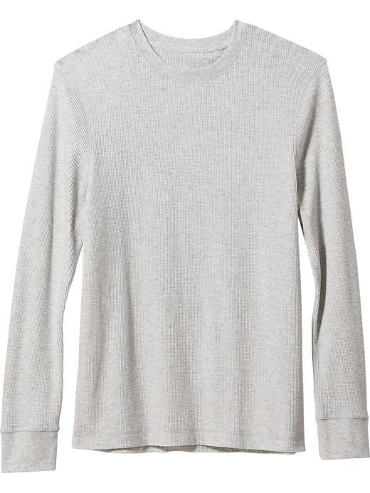 Old Navy Mens Waffle Knit Tees Size Xxl Big - Heather Oatmeal