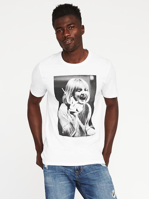 Old Navy Scream Movie Graphic Tee For Men - Cream