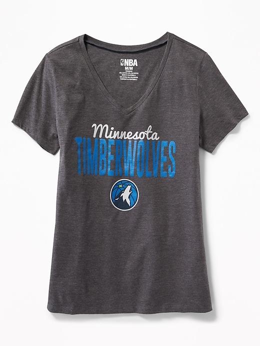 Old Navy Womens Nba Team V-neck Tee For Women Timberwolves Size Xxl