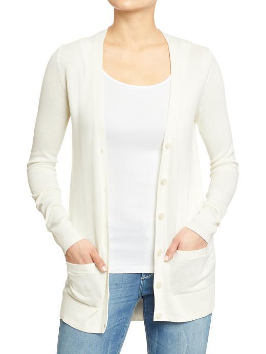 Old Navy Old Navy Womens Lightweight Boyfriend Cardis - Sea Salt