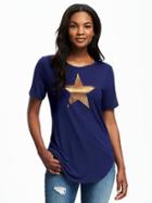 Old Navy Relaxed Graphic Tee For Women - Goodnight Nora