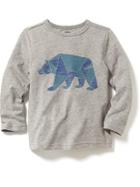 Old Navy Long Sleeve Graphic Tee Size 5t - Heather Grey Twill