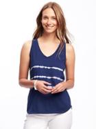 Old Navy Everywear Racerback Tank For Women - Lost At Sea Navy