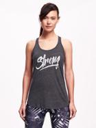 Old Navy Go Dry Cool Graphic Tank For Women - Armstrong
