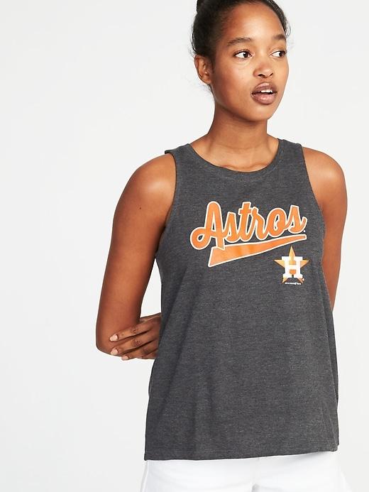 Old Navy Womens Mlb Team High-neck Tank For Women Houston Astros Size S